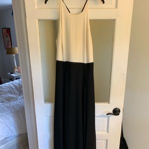 Classy Black and White Dress